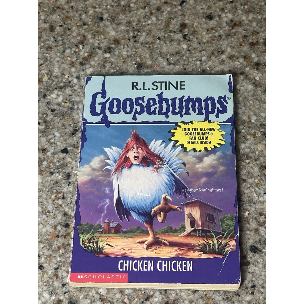 Goosebumps CHICKEN CHICKEN #53 TRUE First Printing RL Stine First Edition